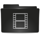 Folder Black Video Icon